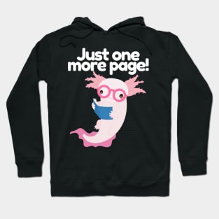 Geek Axolotl Reading Hoodie